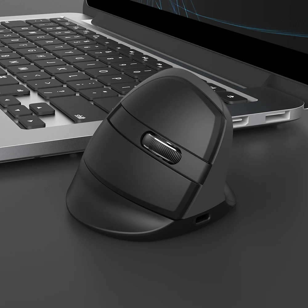 Delux M618Mini GX 2 4 GHz беспроводная Вертикальная мышь 6 кнопок 1600 DPI Эргономичный дизайн
