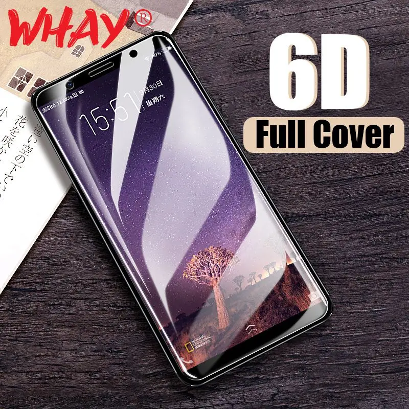 6D 9H закаленное стекло для Vivo V11 V15 Pro Полное покрытие экрана протектор V9 X21 X23 X21s Nex 2