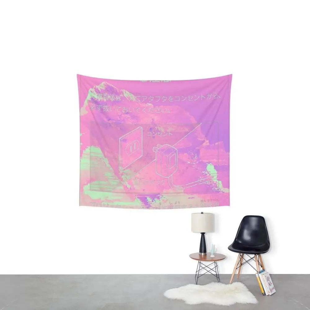 Модный гобелен с мандалой неоновый принтом гор Nintendo настенный украшение для