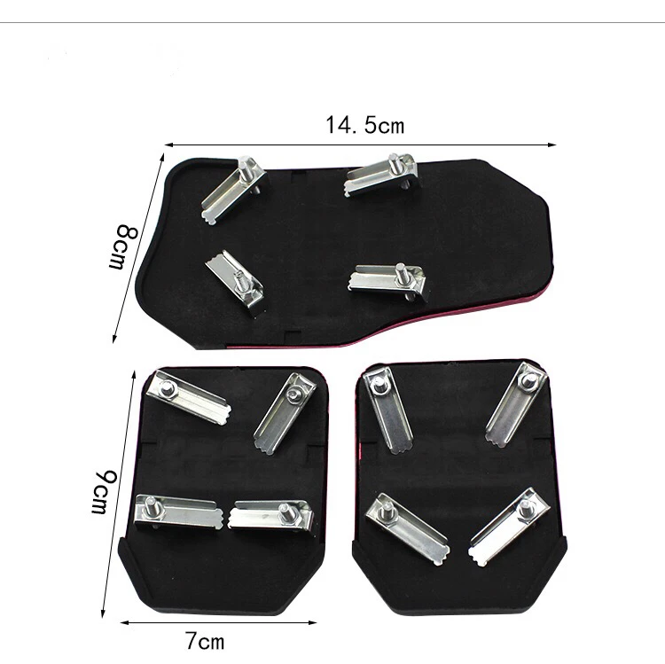 Универсальные автомобильные педали алюминиевая механическая передача 3 шт.