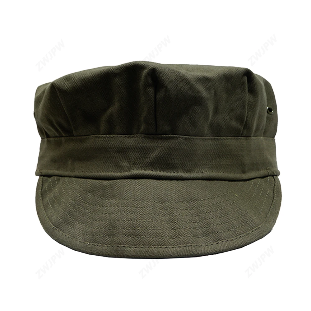 WW2 US HBT USMC GREEN MARINE CORPS CAP HAT NO LOGO US/401102