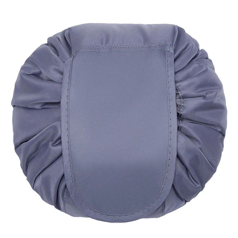 E Dark gray Мечта Мары для женщин косметичка с кулиской модные органайзер для макияжа составляют чехол для хранения несессер комплект коробка стирка сумка - Цвет: E Dark gray