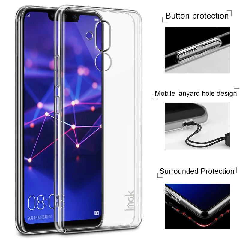 Чехол для Huawei Mate 20 Lite Imak Full surround PC Жесткий пластиковые чехлы телефонов прозрачная
