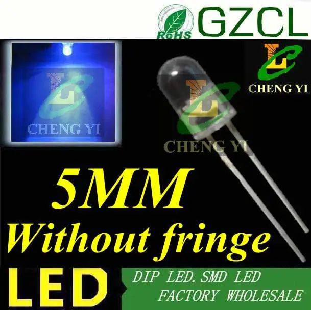 Круглый светодиодный синий диод 5 мм без бахромы 3 0 нм в бесплатная доставка|diode