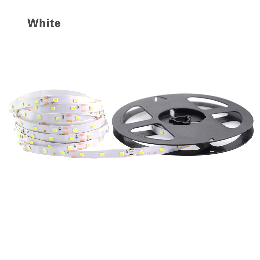 5 метров RGB Светодиодная лента светильник 3528 SMD DC12V неводостойкая Светодиодная лента IP20 300 светодиодов Fiexble лента гирлянда теплый белый синий зеленый красный