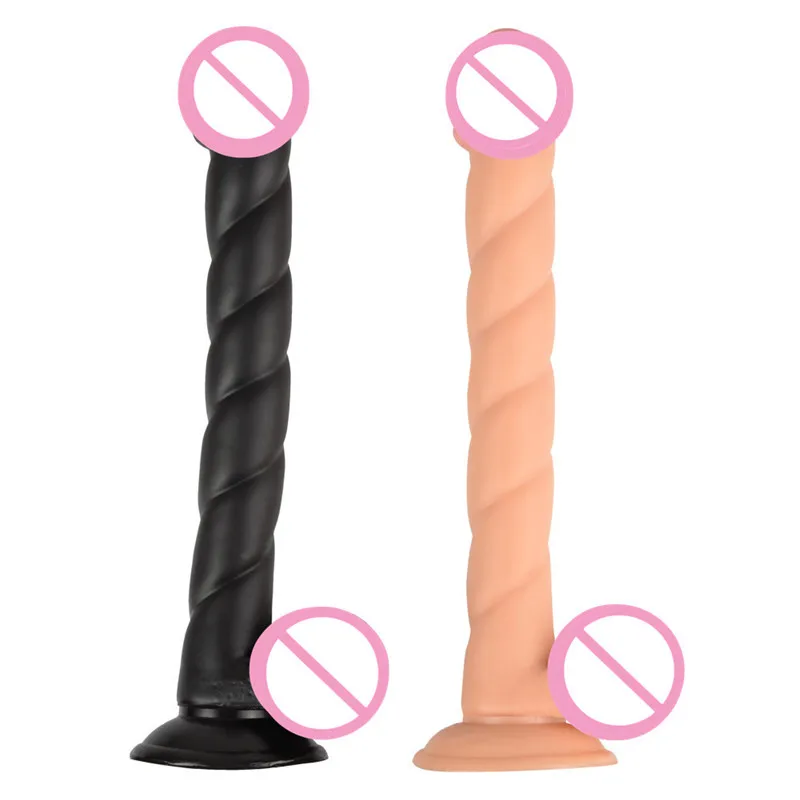 Винт с длинной резьбой dildo30 * 35 мм супер мягкий для женщин присоской реалистичный