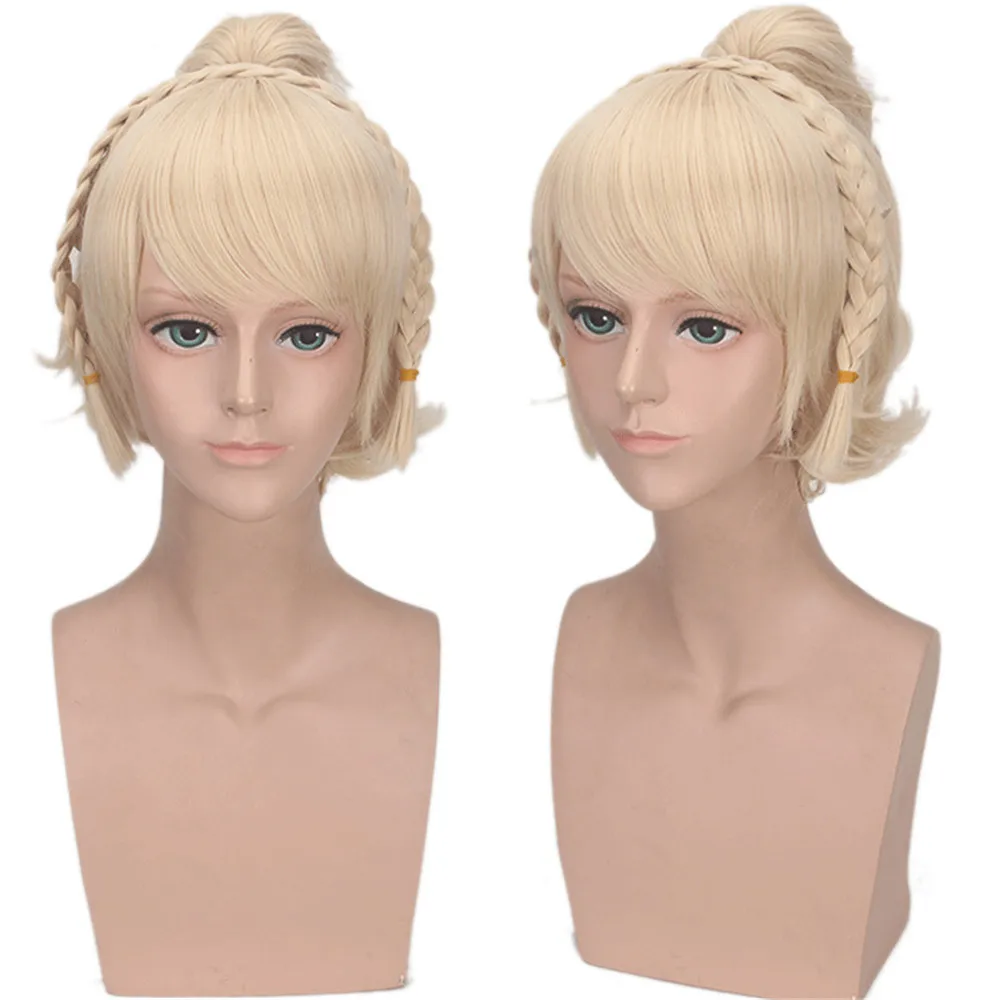 Парик для косплея длиной XV Lunafreya Nox Fleuret костюм принцессы луна женские короткие