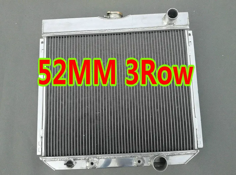 Radiator 3 ряда алюминиевый радиатор кожух вентиляторы для 1967-1969 Ford Mustang MERCURY COUGAR 289 302 351 W/O AC V8 I6 63 66 68 - Цвет: Radiator
