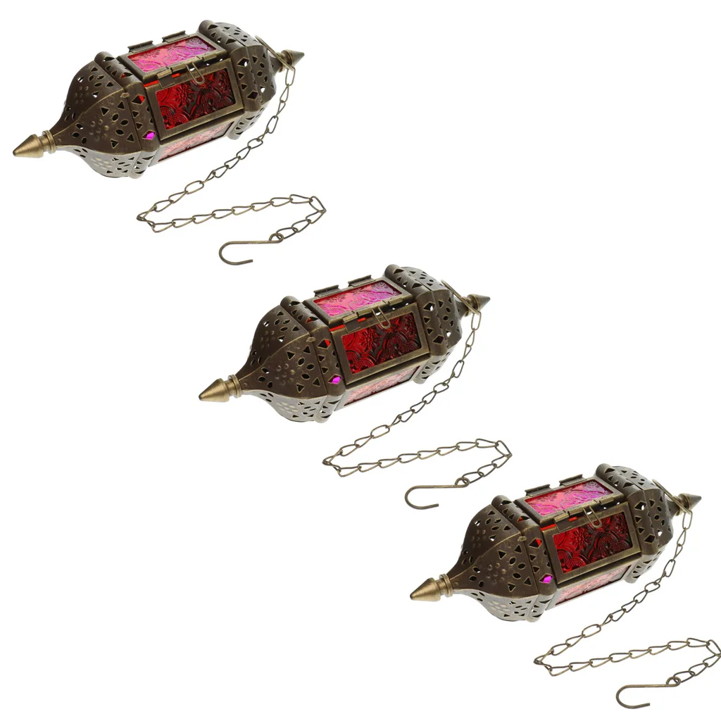 3 шт гладить цепи висит стеклянный подсвечник для чайной свечи подсвечник-Фонарь лампы для дома Свадебные Кофе магазин вечерние украшения