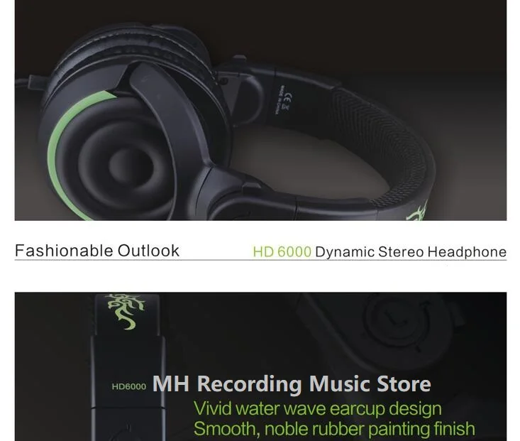 Takstar HD6000 профессиональный стерео Динамический DJ наушники монитор гарнитура музыкальные наушники запись пение черный