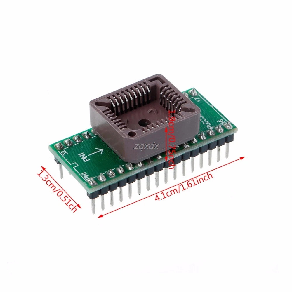 PLCC32 to DIP32 Programmer IC Adapter Test Socket For MCU Seat Module Whosale&ampDropship | Компьютеры и офис