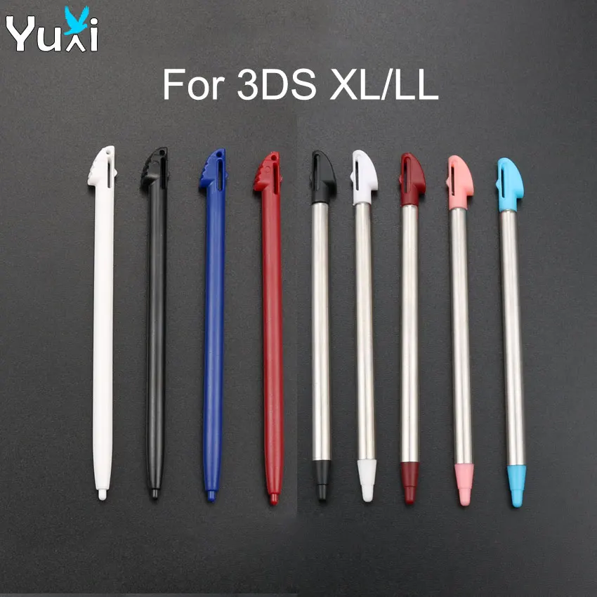 

YuXi 2pcs/lot Plastic and Metal Touch Screen Stylus Pen For Nintendo For 3DS XL LL Game Accessories