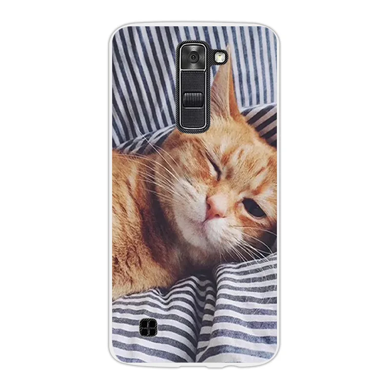 New TPU Soft Silicon Phone Cases for LG K7/Tribute 5 LS675/X210 X210DS Shell Sea Waves Design 5.0 inch Back Cover Clear Fundas | Мобильные