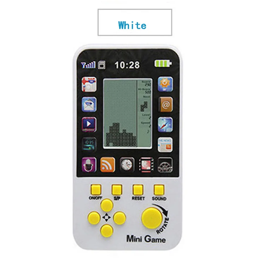 Классическая игровая консоль тетрис портативная мини Детская для детей детские