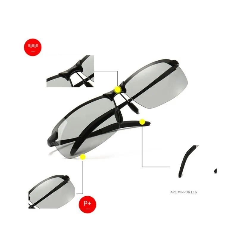 Новые Мужские поляризационные солнцезащитные очки для велоспорта спортивные