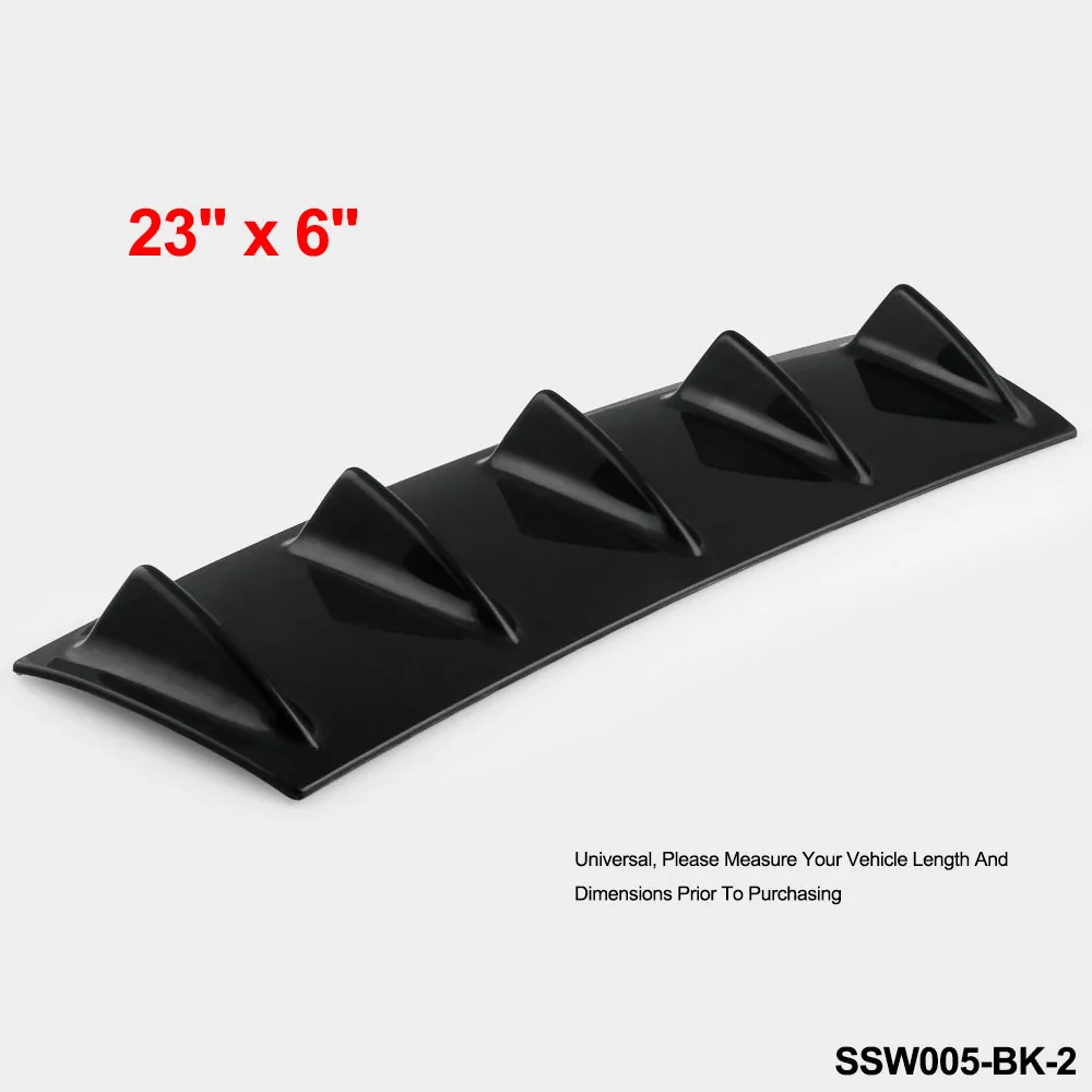 Задний бампер спойлер шасси диффузор плавник акулы СТИЛЬ ABS пластик