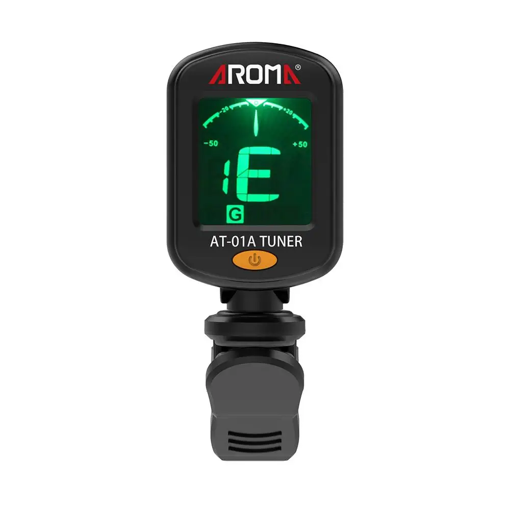 Гитарный тюнер с зажимом универсальный ЖК-дисплеем для хроматической гитары
