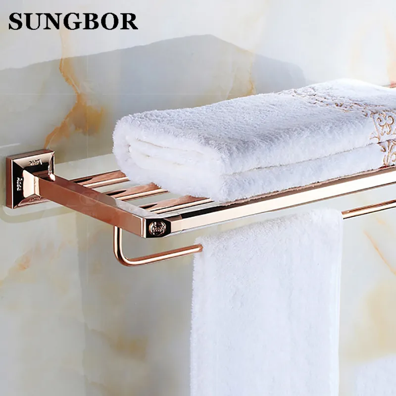 Ванная комната золотой ванной вешалка для полотенец полотенце держатель