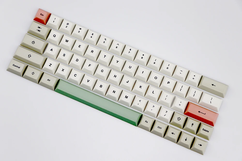 PBT DSA 9009 Keycap набор окрашенных ключей