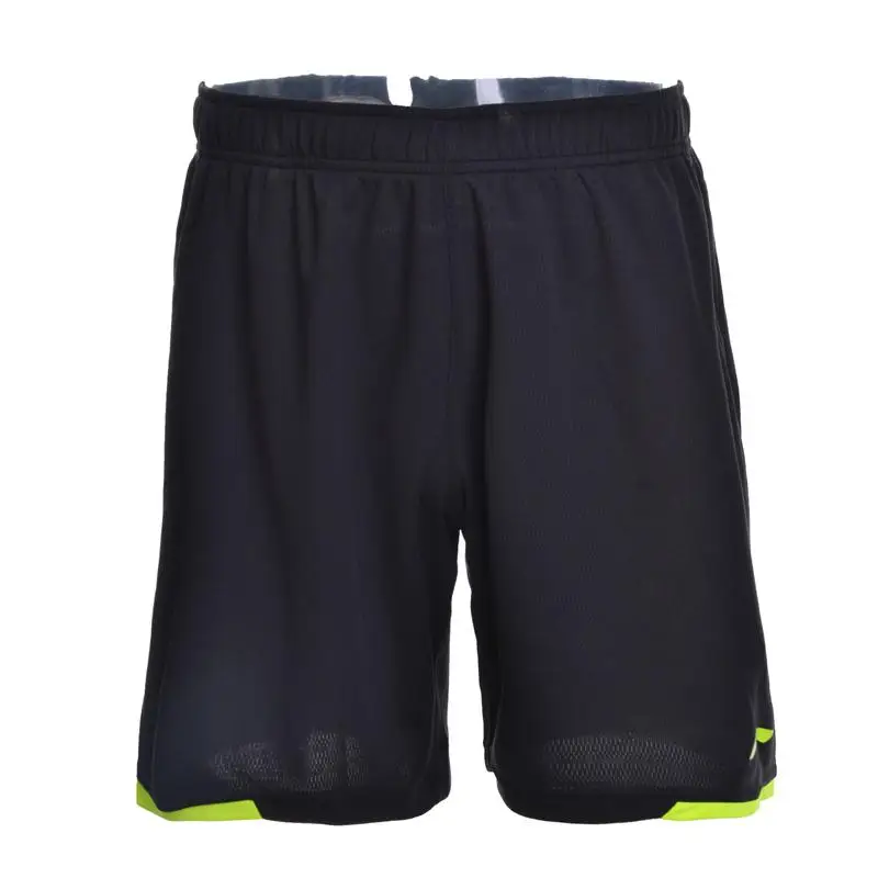 Li-Ning, мужские шорты для соревнований по бадминтону, полиэстер, тонкие дышащие спортивные шорты с короткой подкладкой, AAPM143 CJFM17 - Цвет: AAPM143 4H
