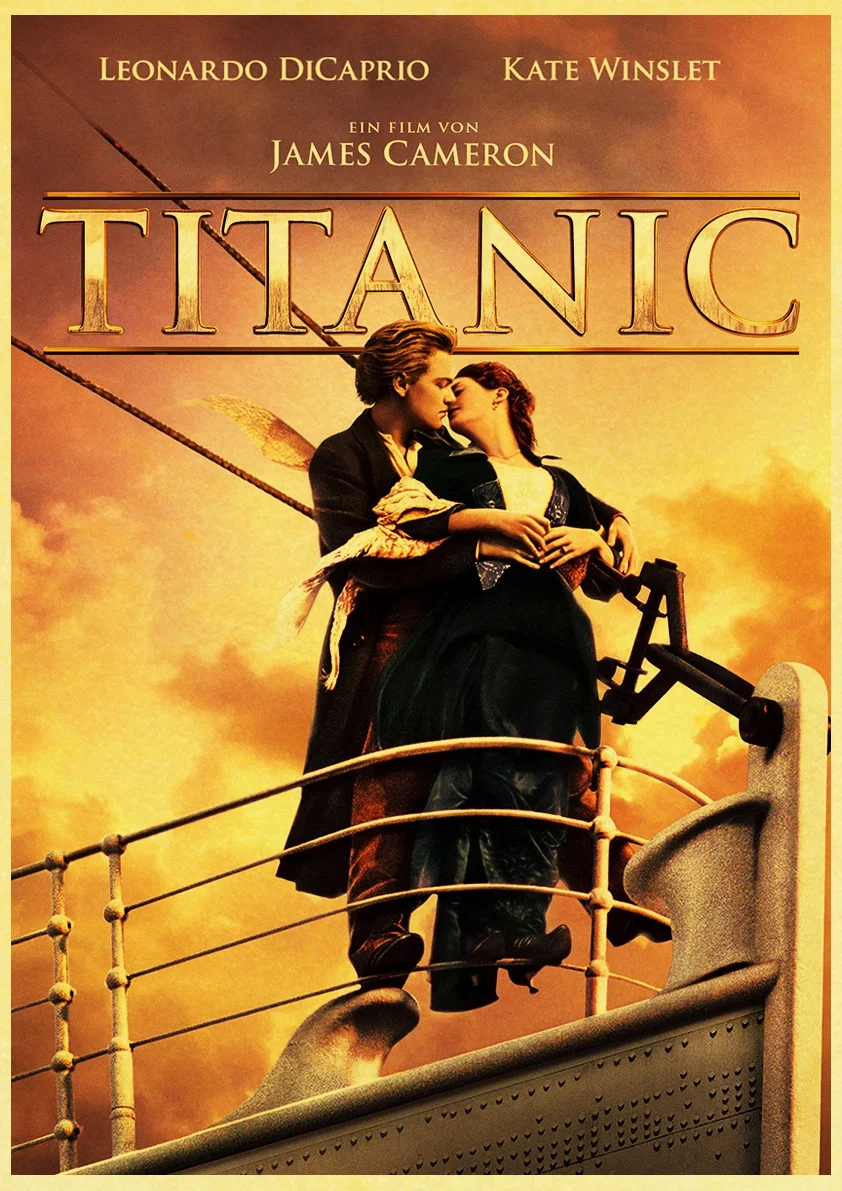 Leonardo DiCaprio классический фильм TITANIC THE REVENANT крови алмаз ретро плакат домашняя комната декоративная живопись Наклейка на стену