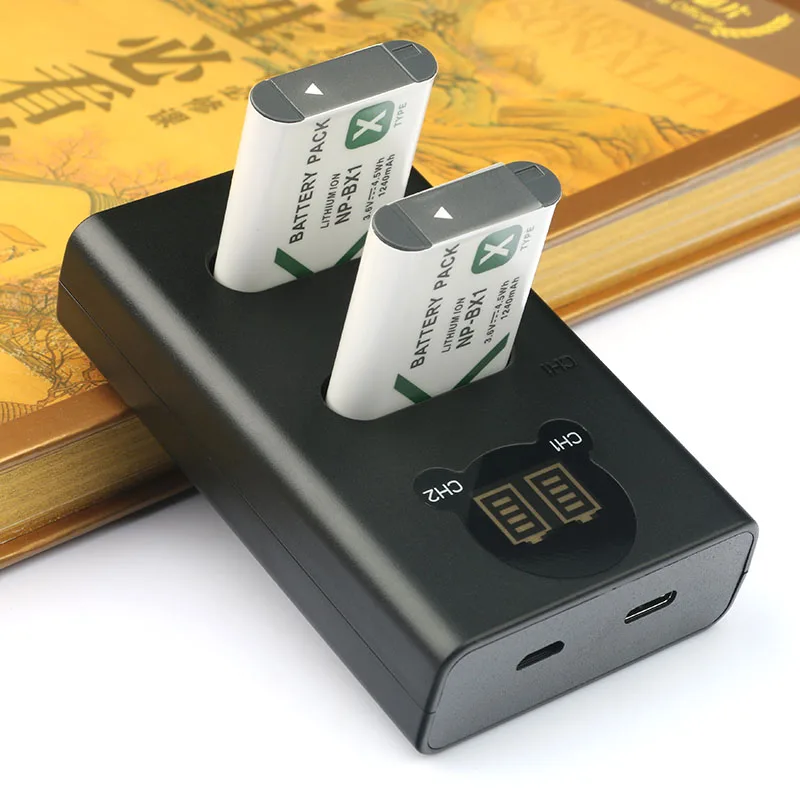 NP-BX1 NP BX1 Камера аккумулятор Dual USB Зарядное устройство для sony HDR-AS50 AS100 AS200 AS10 AS15 AS20 AS30 HDR-CX240E CX405E PJ240E PJ410E