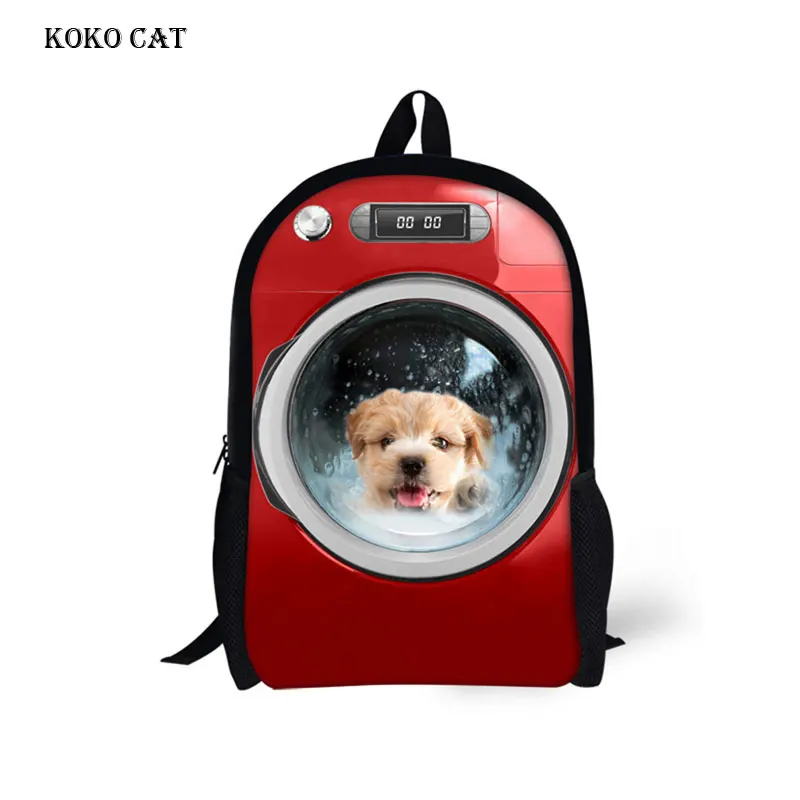 Детский сад 3D печать милые школьные сумки забавный кот пространство цвет