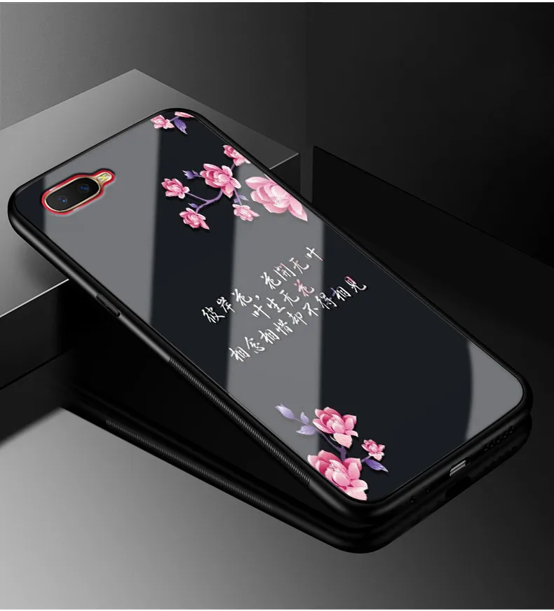 Для Coque Oppo RX17 Neo чехол из закаленного стекла твердая задняя крышка для OPPO RX17 Neo CPH1893 RX17Neo RX 17 Neo чехол силиконовый бампер - Цвет: Оранжевый