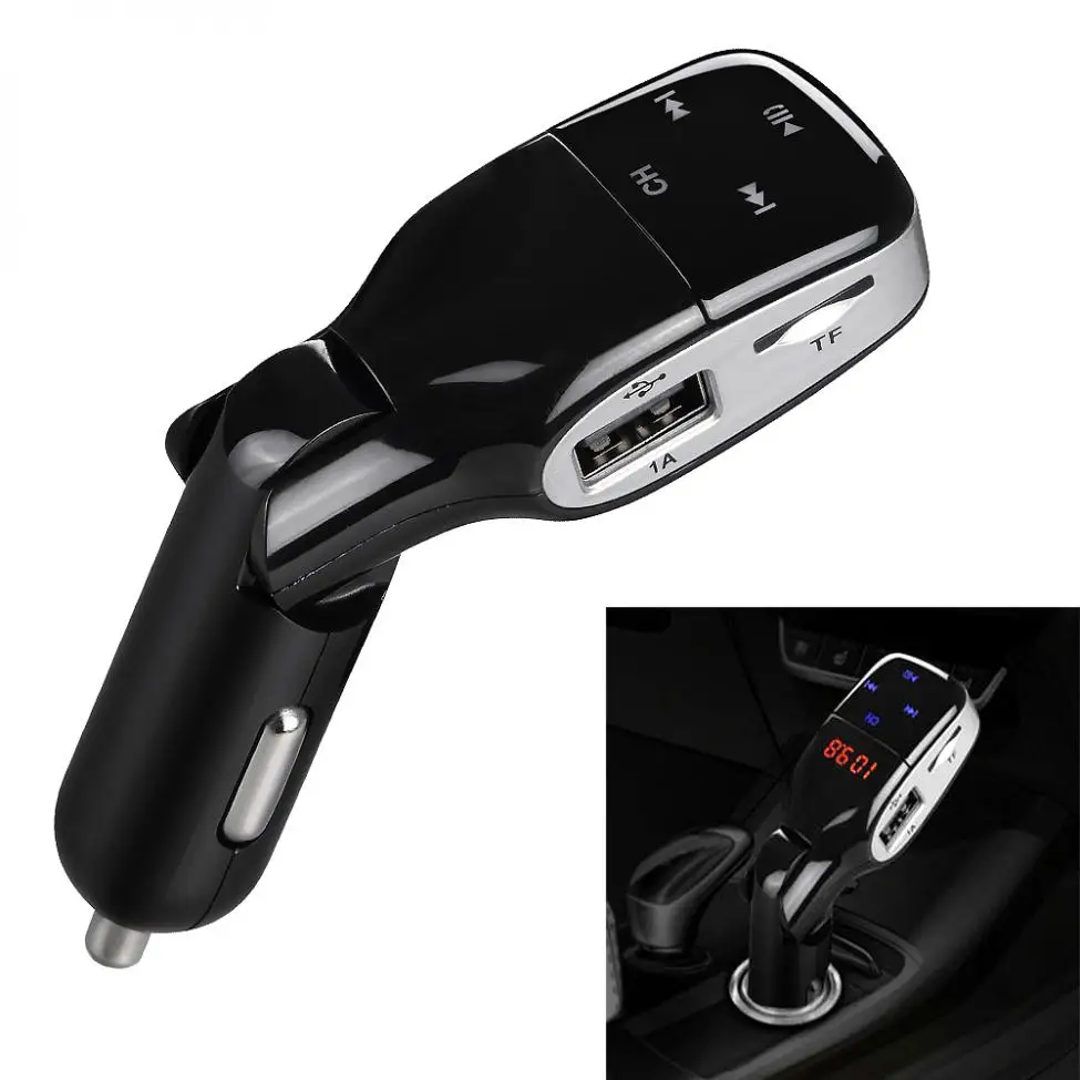 Bluetooth автомобильный комплект беспроводной fm-передатчик громкой связи Hands Free Aux