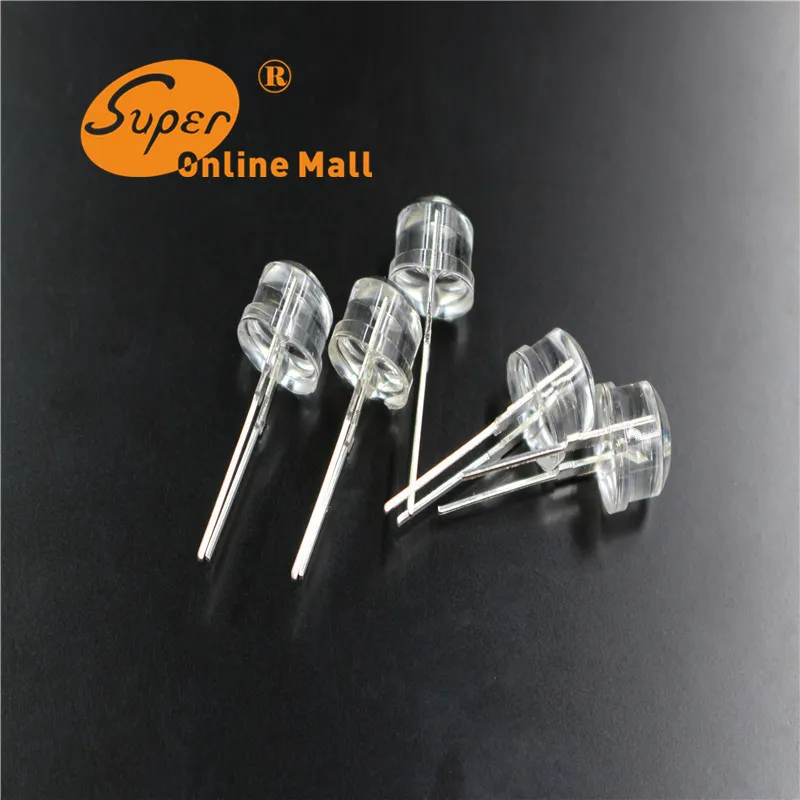 20x8 мм 0.5 Вт Соломенная Шляпа Красный СВЕТОДИОД Высокой Мощности Urtal Яркий Лампа