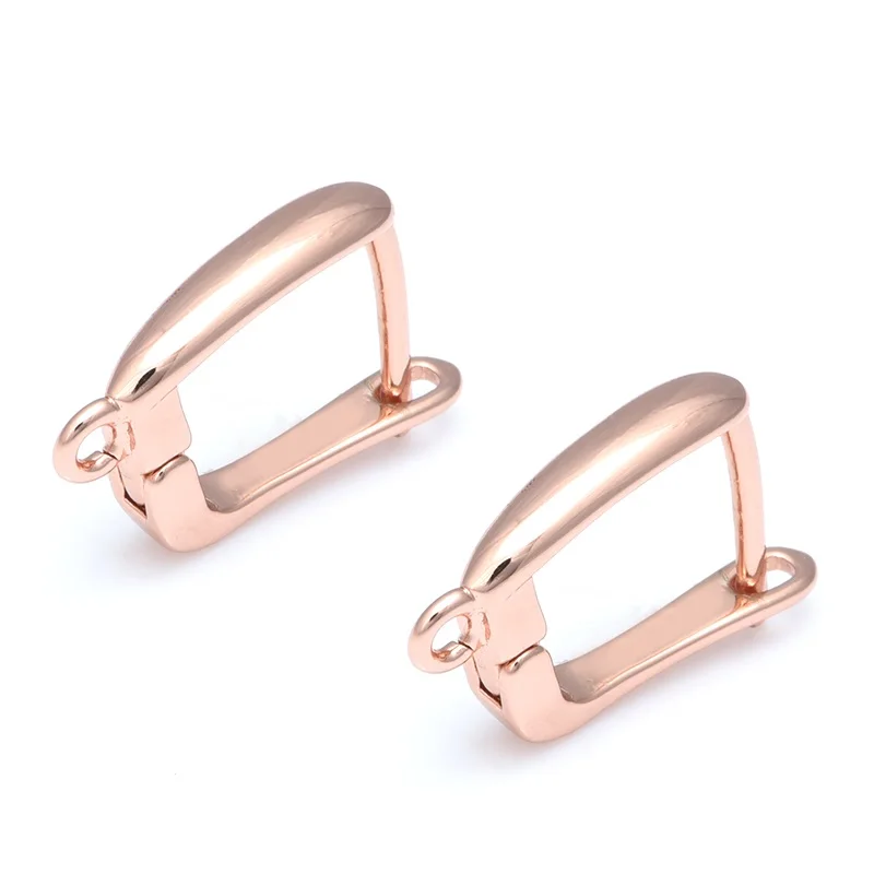 rose gold Новые 6 стильные серьги набор рыболовных крючков для ювелирных сережек Изготовление DIY ручной работы женские хрустальные серьги в подарок оптом - Цвет: rose gold