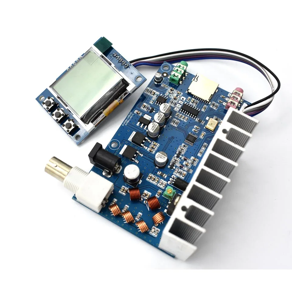 FM 5 W 76 M-108 MHZ стерео PLL fm-передатчик люкс 7 W Максимальная частота мощности 12 V DC готовая плата A9-015