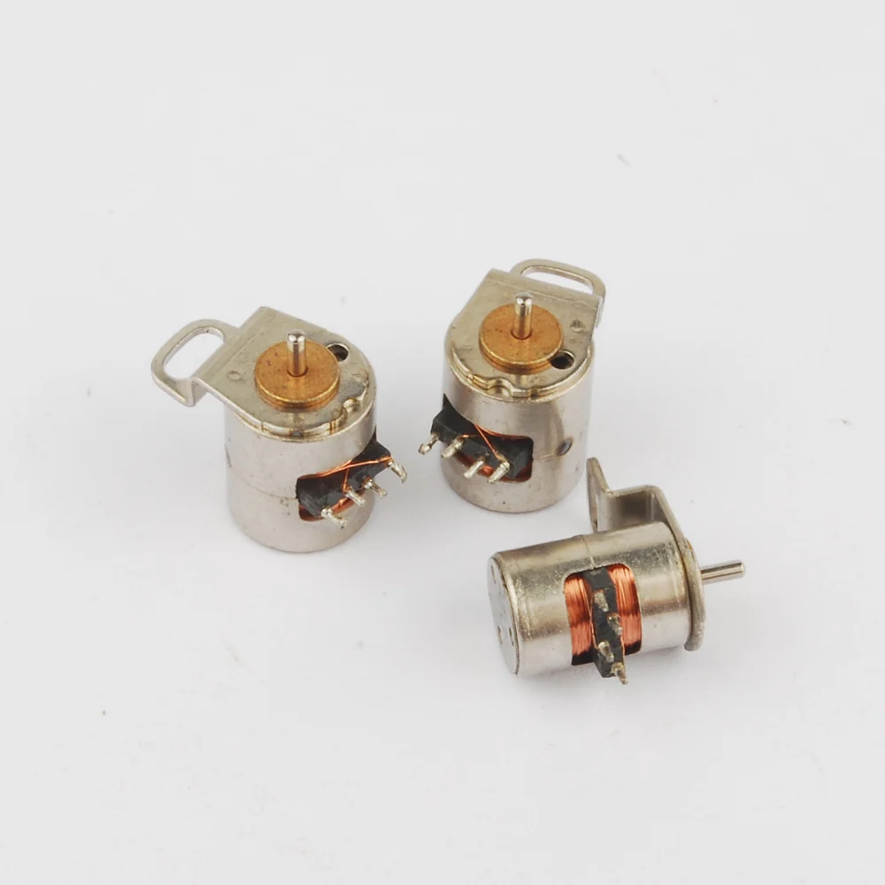 

Миниатюрный шаговый двигатель, 4 провода, 2 фазы, диаметр 6 мм X Высота 10 мм, 10 шт.