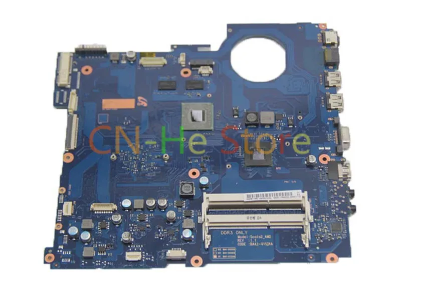 JOUTNDLN FOR Samsung RV515 Laptop Motherboard BA92-09429A BA92-09429B DDR3 W/ FOR E-450 CPU and HD6470 1GB GPU