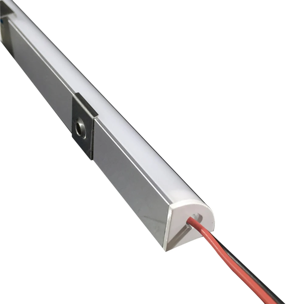 

2pcs 5730 rigid strip 1pc 2A adapter LED Bar Lights DC12V 5730 LED Rigid Strip 50cm Tube U Aluminium LED Under Cabinet Light