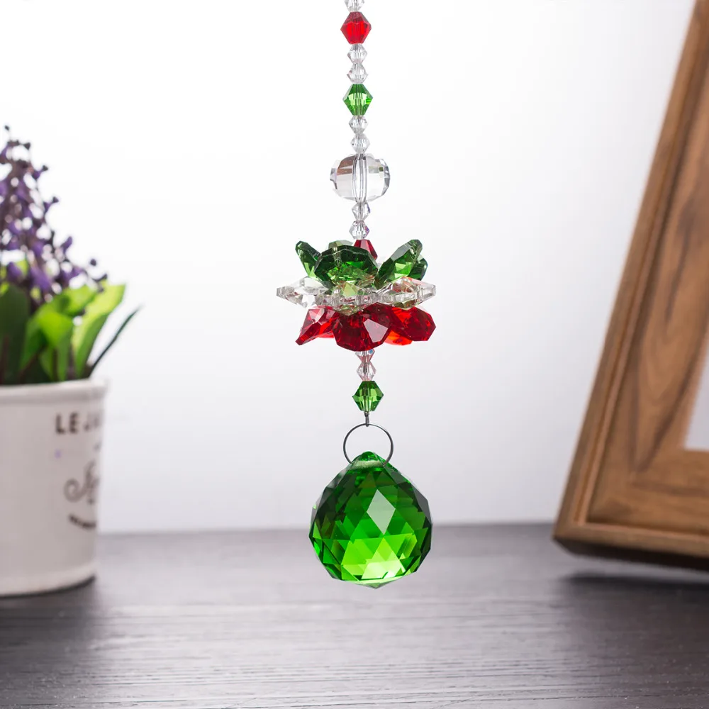 Новинка 2019 модная подвесная люстра в виде окна лотоса хрустальный шар призмы