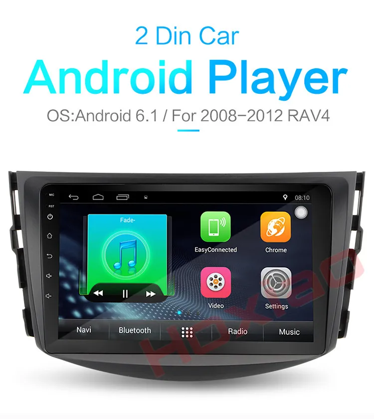 Автомобильный Android dvd-плеер для Toyota Rav 4 RAV4 2008-2012 8 дюймов gps навигация wifi Can-Bus BT RDS 2 din Радио мультимедийный плеер