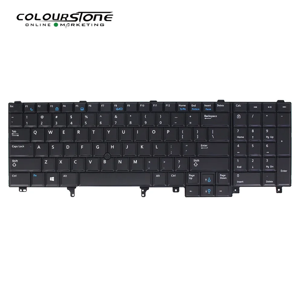 Клавиатура E6520 для ноутбука Dell E6530 E6540 E5520 E5520M E5530 черная|Клавиатуры замены| |