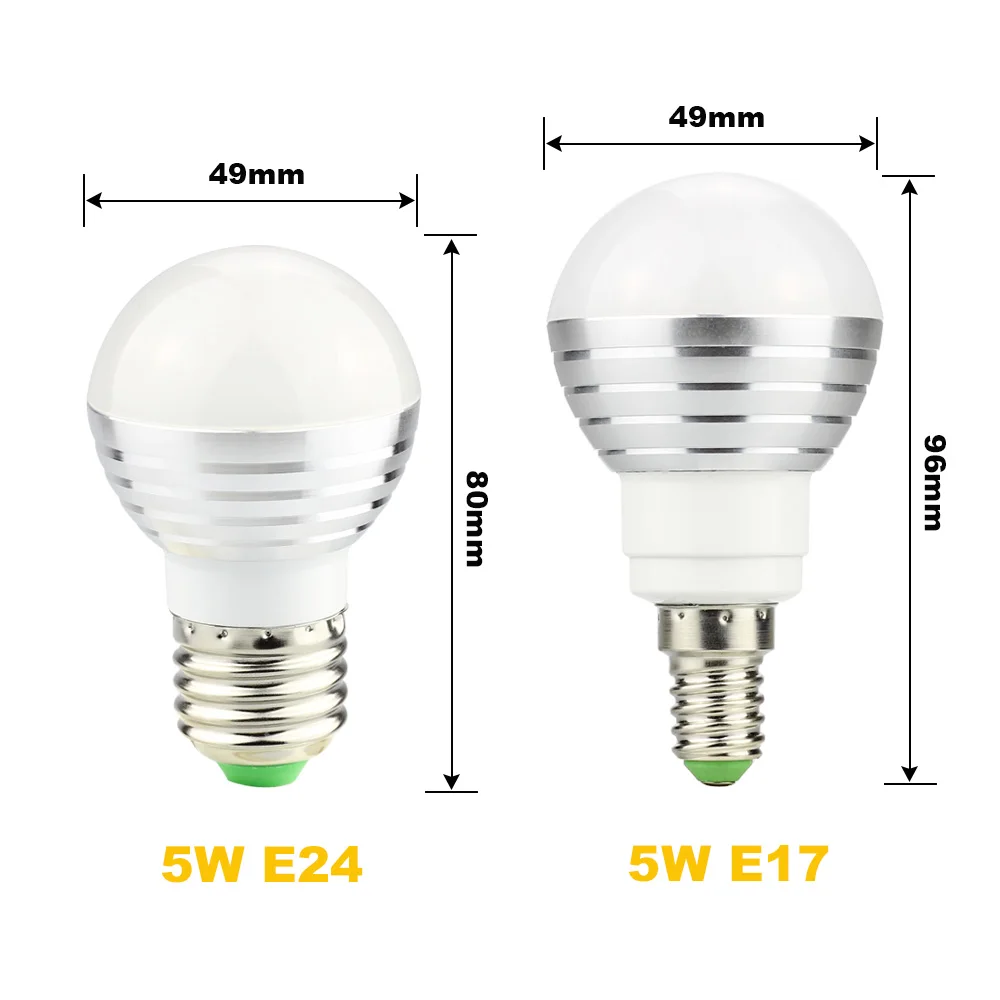 Rayway RGB светодиодный лампа светильник с 3 Вт AC85-265V 110V 220V E14 E27 RGB магический светильник лампа лампада с регулируемой яркостью с ИК-пультом дистанционного Управление