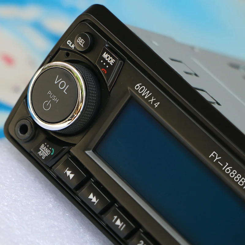 НОВЫЙ 12 В Bluetooth Car Радио Стерео FM MP3 Аудио USB SD AUX Авто Электроника авторадио 1 DIN ото