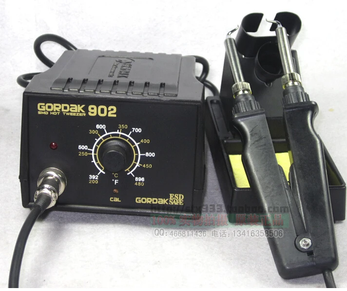 GORDAK 902 ESD SMD паяльная Пинцет ремонтная станция Электрические плоскогубцы для