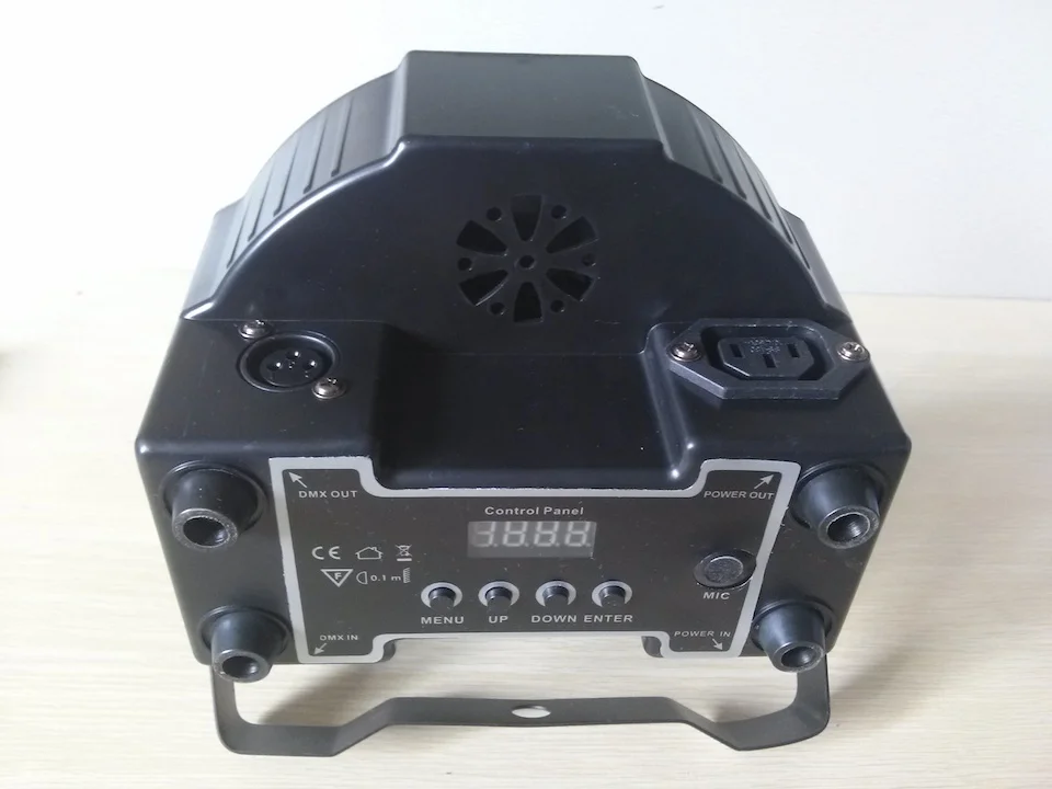 10 шт./лот ADJ led par плоский свет 3x9 Вт RGB 3 в 1 IEC slim 38 дискотека клуба ночного