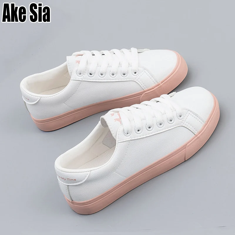 Ake Sia Chic/Женская Повседневная модная обувь из искусственной кожи на шнуровке Zapatos