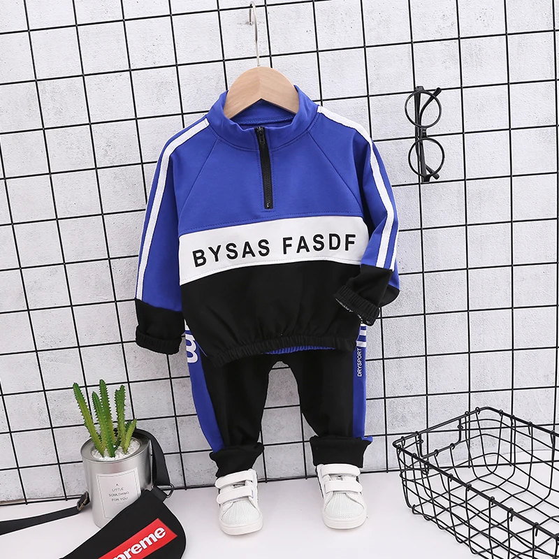 Одежда для маленьких мальчиков 0-3 лет Осенние новые модные стильные корейские