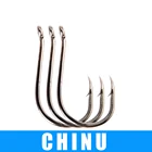 FISH KING 3 упак.лот CHINU рыболовный крючок, Размер 1 # - 14 #, рыболовные крючки из высокоуглеродистой стали, джиг, зазубрина, карп, крючок с петлей