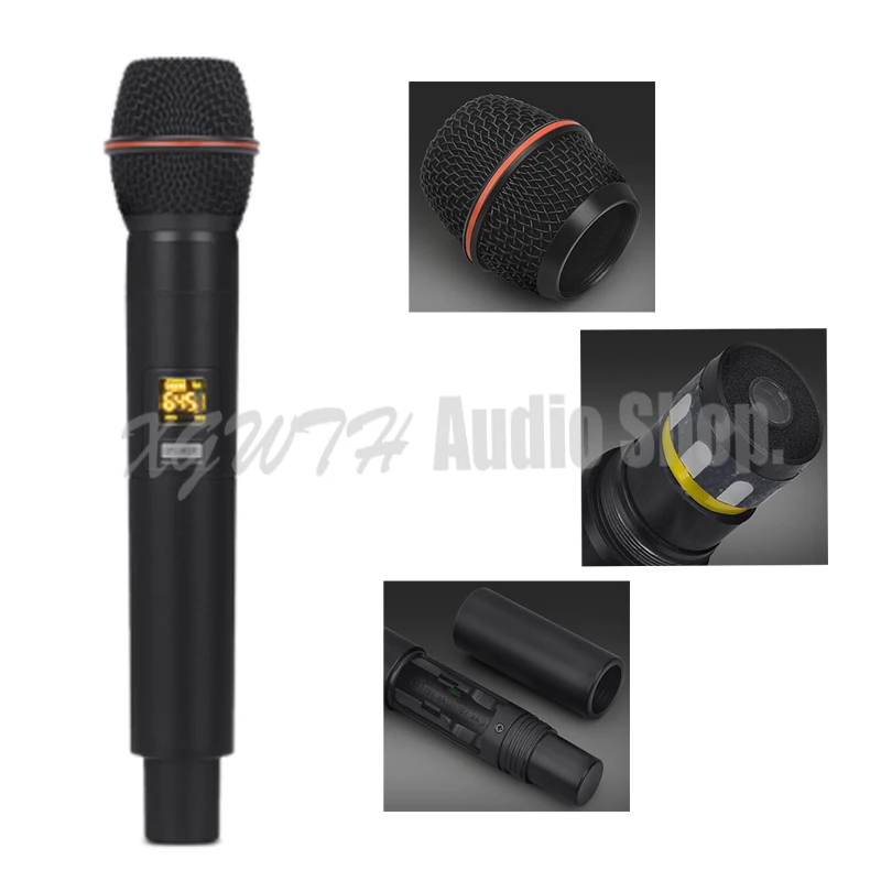 4 канала 250 Вт+ 250 Вт усилитель мощности студийный аудио микшер Bluetooth USB микшерный пульт 2 ручных беспроводных микрофона