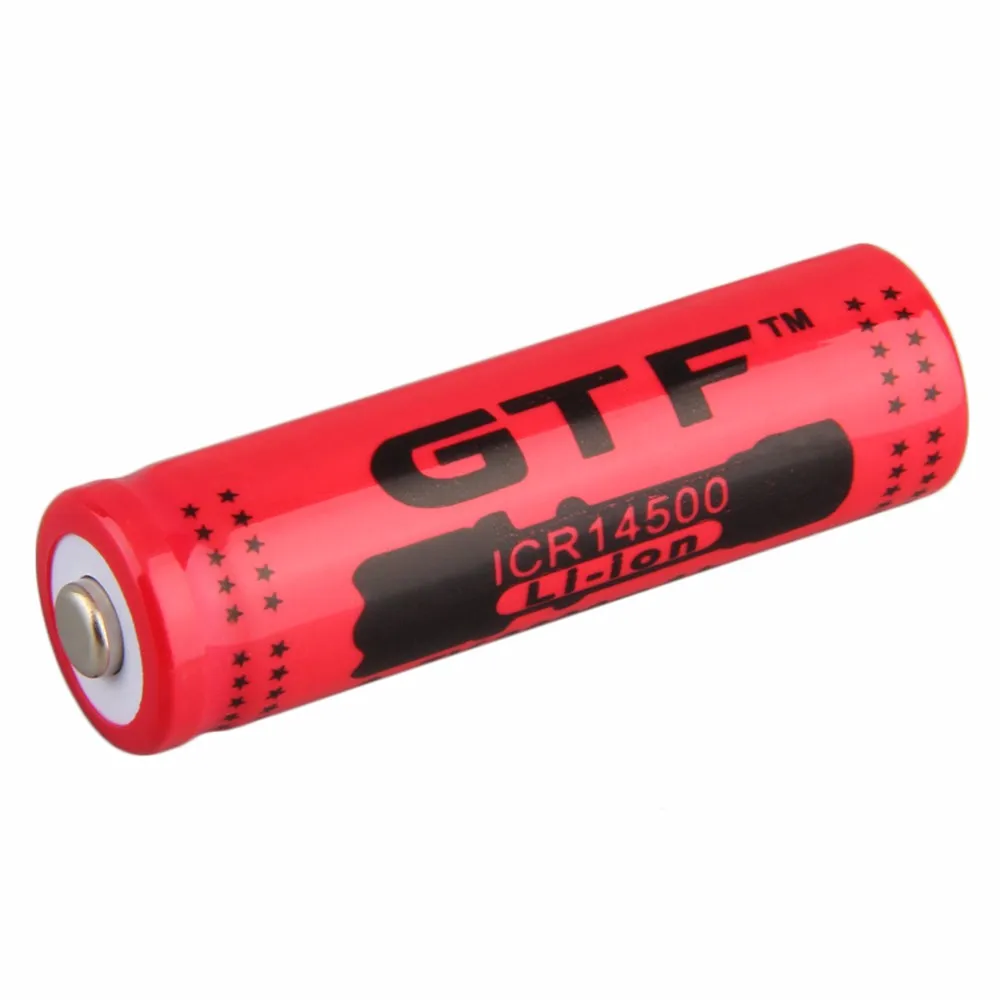 4 шт 3 7 V 2800mah 14500 Батарея Li Ion Перезаряжаемые для фонарик Портативный светодиодный