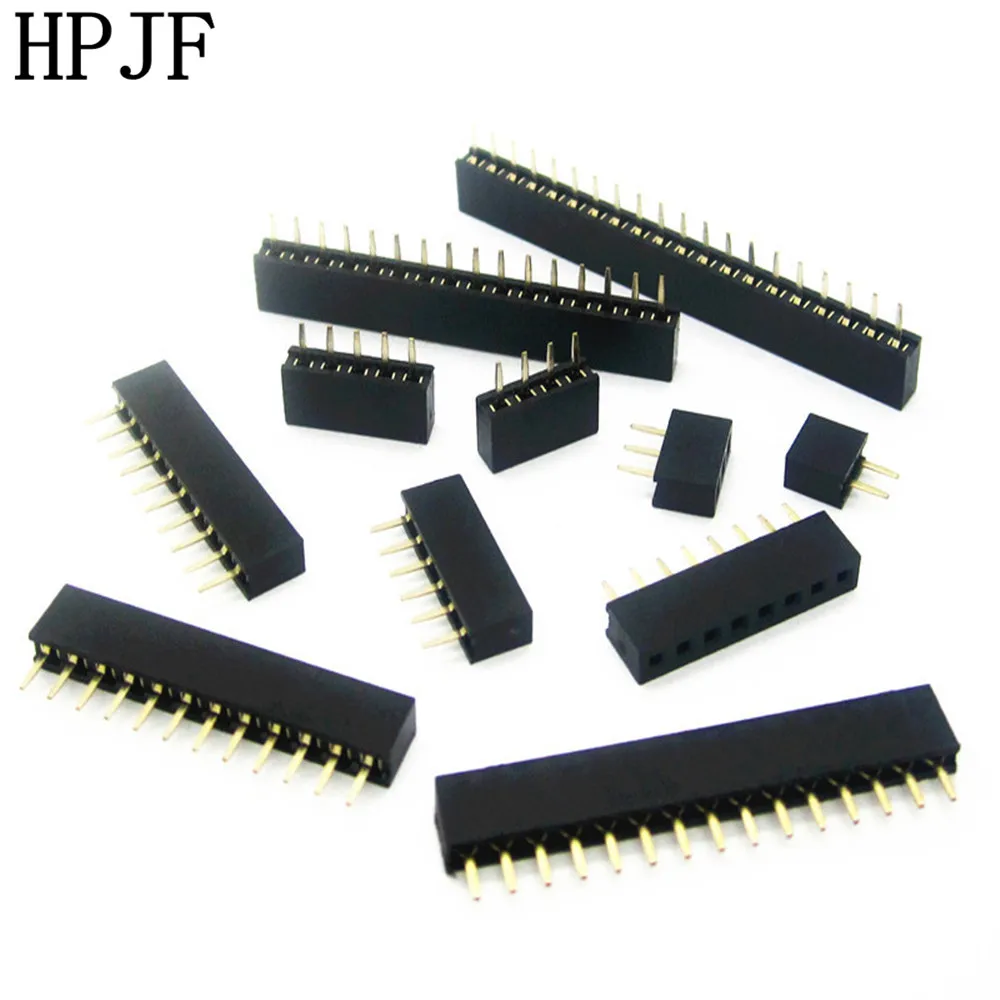 Штифт 2 0 мм 2/3/4/5/6/7/8/9/10/11/12/13/14/15/16/20/40 штыревой разъем PCB|strip connector|pin strip femaleconnector |
