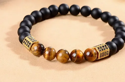 8 мм jht2342 серебряная золотая медная трубка микро-ПАВЕ cz цирконий кубический