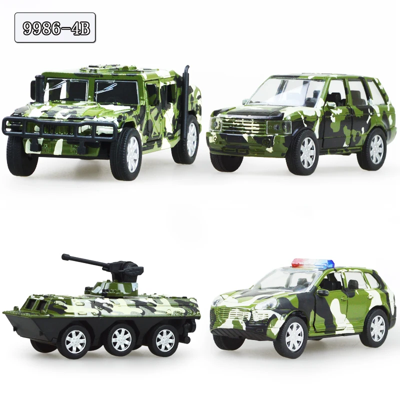 4 шт. комбинированная сборка сплав автомобиль военный модель самолета карманный